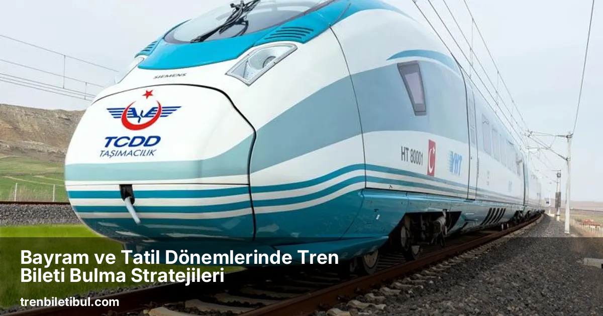 Bayram ve Tatil Dönemlerinde Tren Bileti Bulma Stratejileri